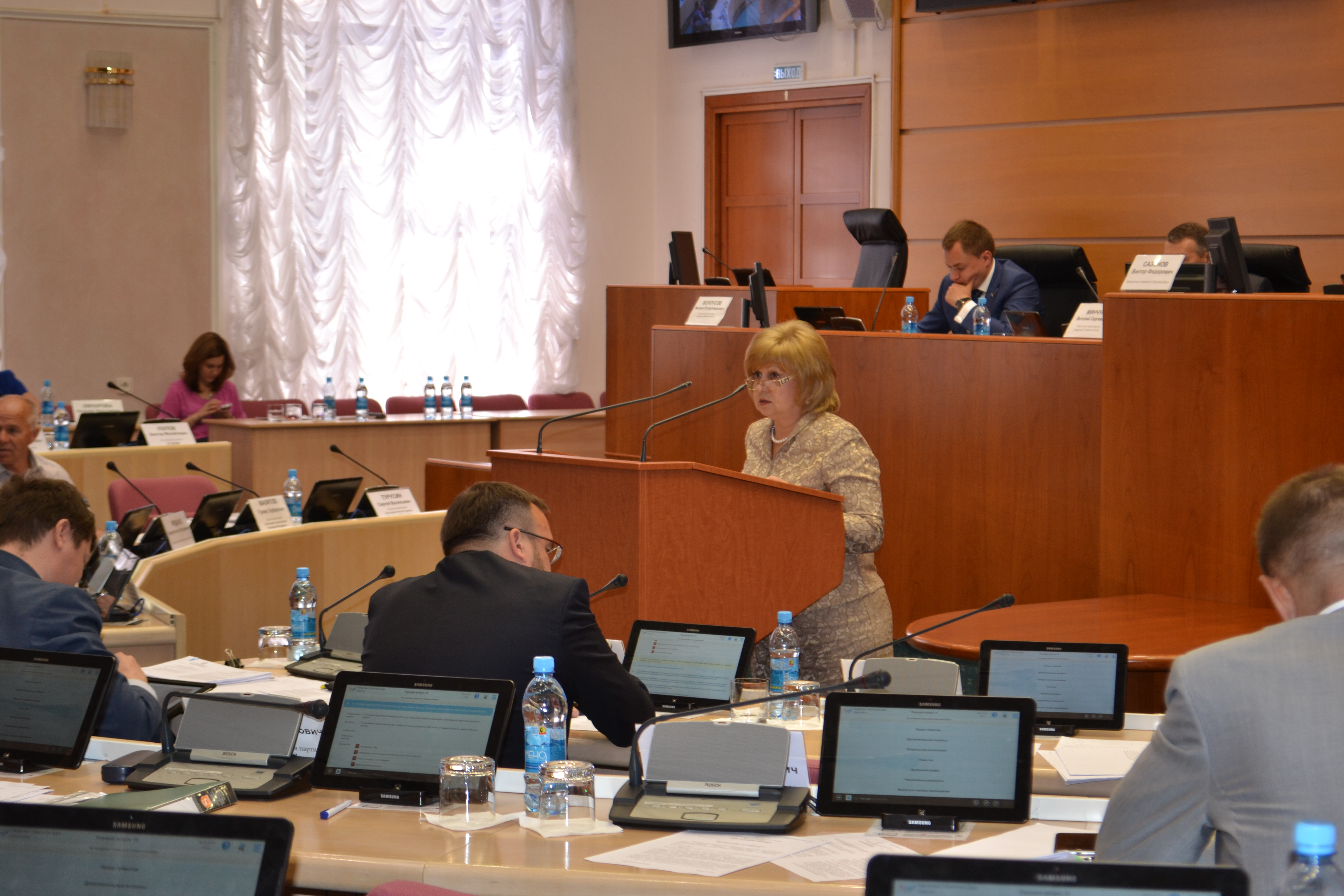 Ежегодный доклад «О соблюдении прав и свобод человека и гражданина на территории Самарской области в 2014 году» на заседании Самарской Губернской Думы