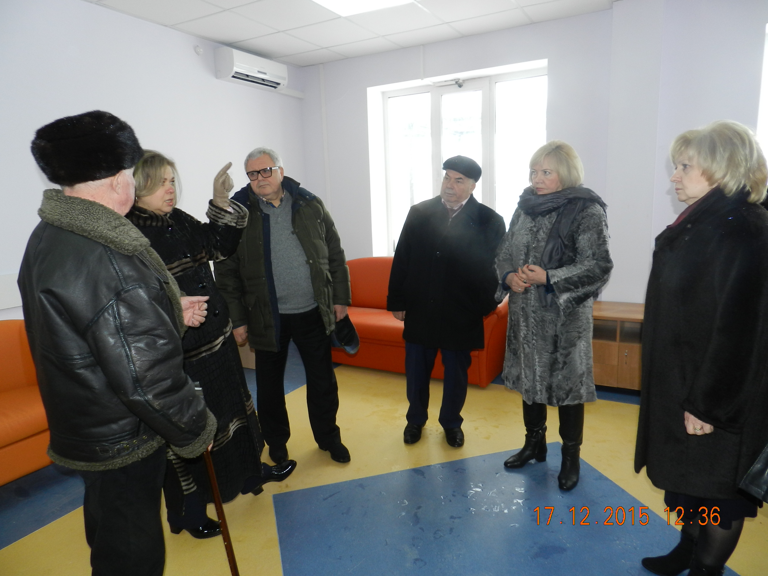 Посещение пансионата для ветеранов в Хворостянском районе