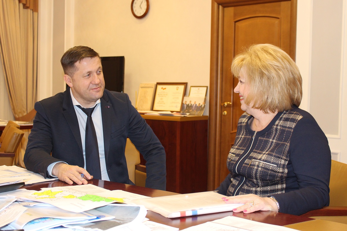 Рабочая встреча с министром здравоохранения Самарской области М.А. Ратмановым