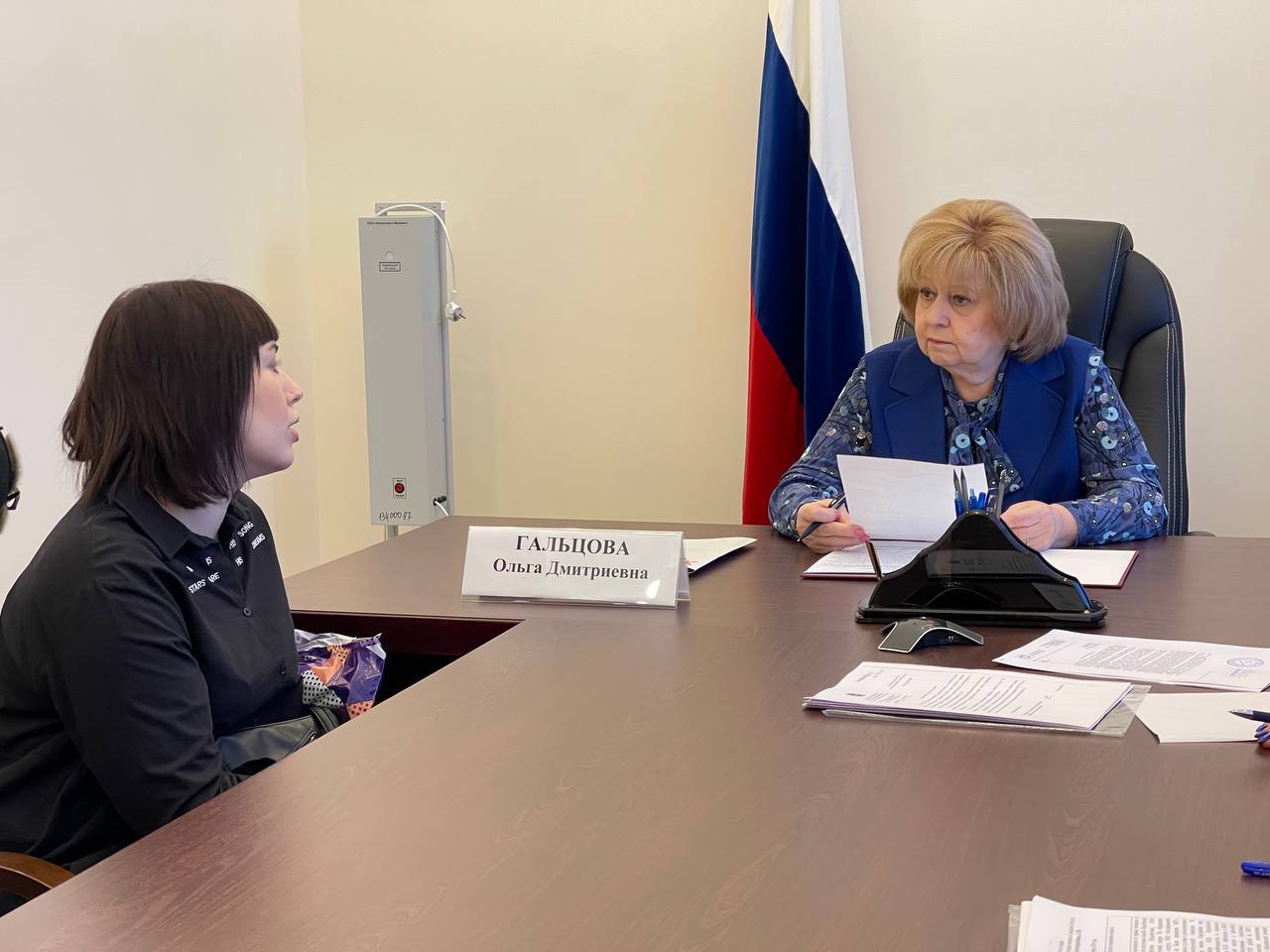 Ольга Гальцова провела личный прием граждан в приемной Президента Российской Федерации