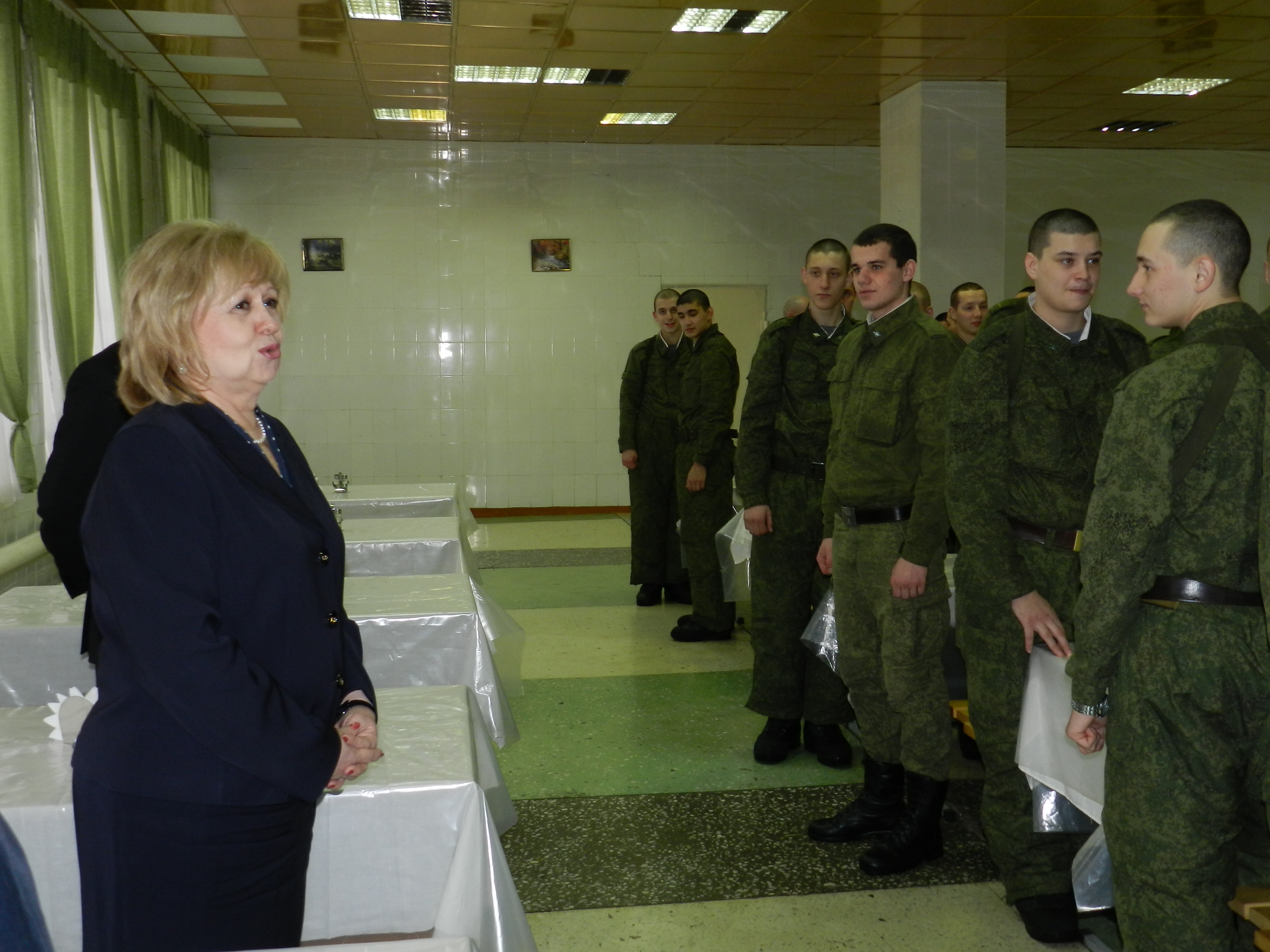 Посещение военной части №59292 в поселке Рощинский Самарской области