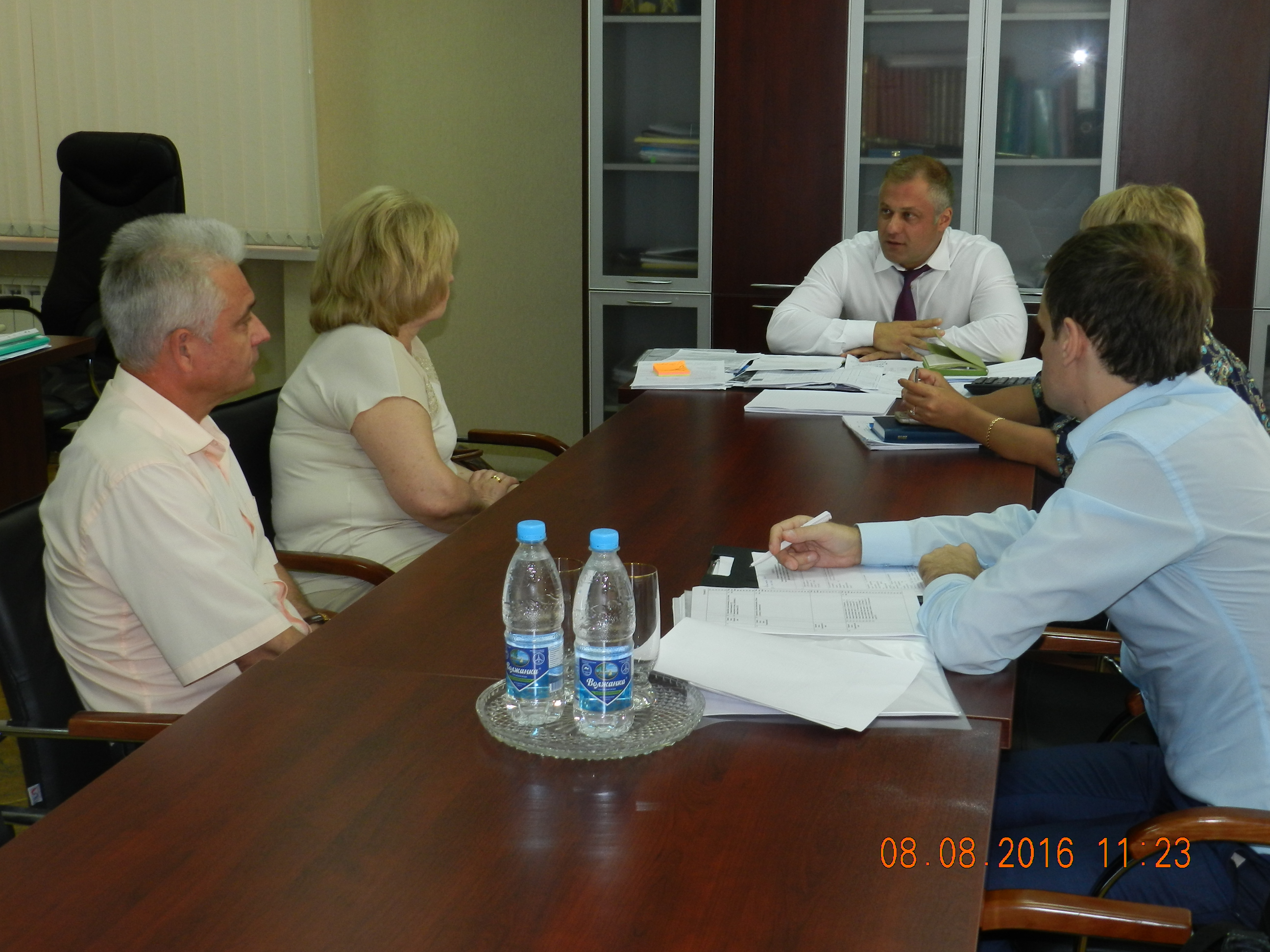 Рабочая встреча с главой Красноглинского района Самары О.И. Комаровым