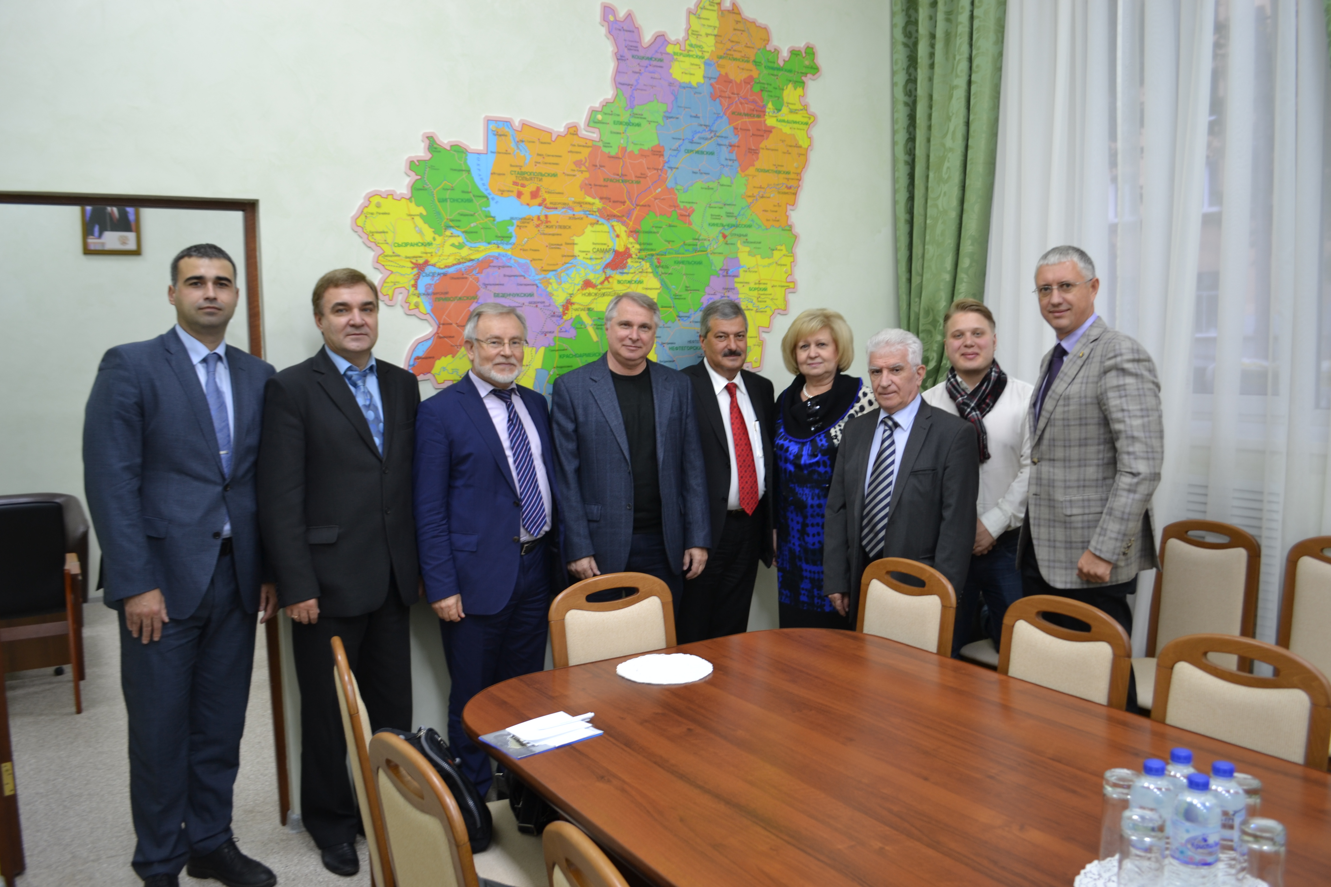 Рабочая встреча Уполномоченного по правам человека в Самарской области О.Д. Гальцовой и международных наблюдателей, прибывших в Самарскую область накануне выборов