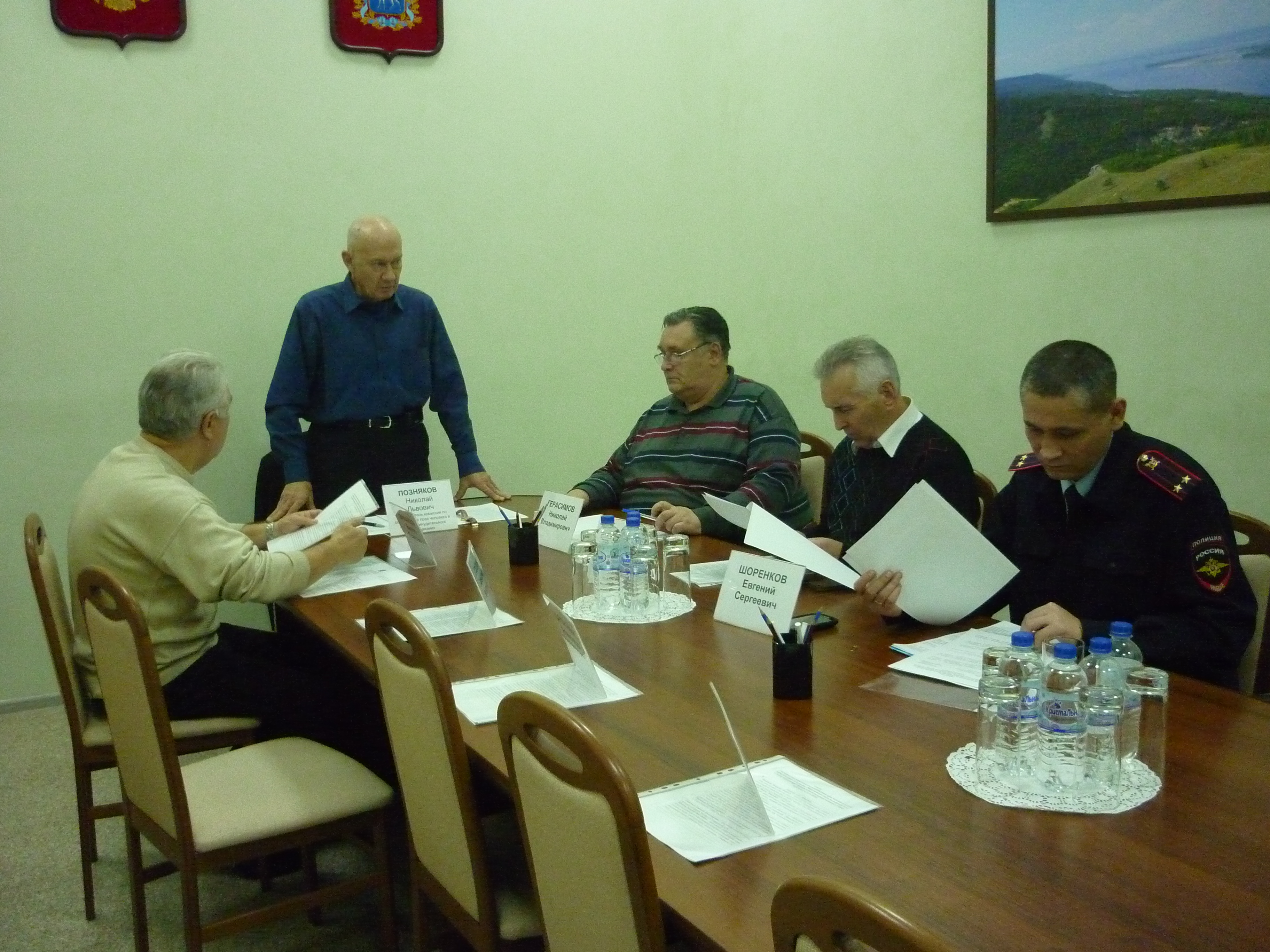 Заседание комиссии по соблюдению прав человека в местах принудительного содержания Общественного совета по вопросам прав и свобод человека при Уполномоченном по правам человека  в  Самарской области