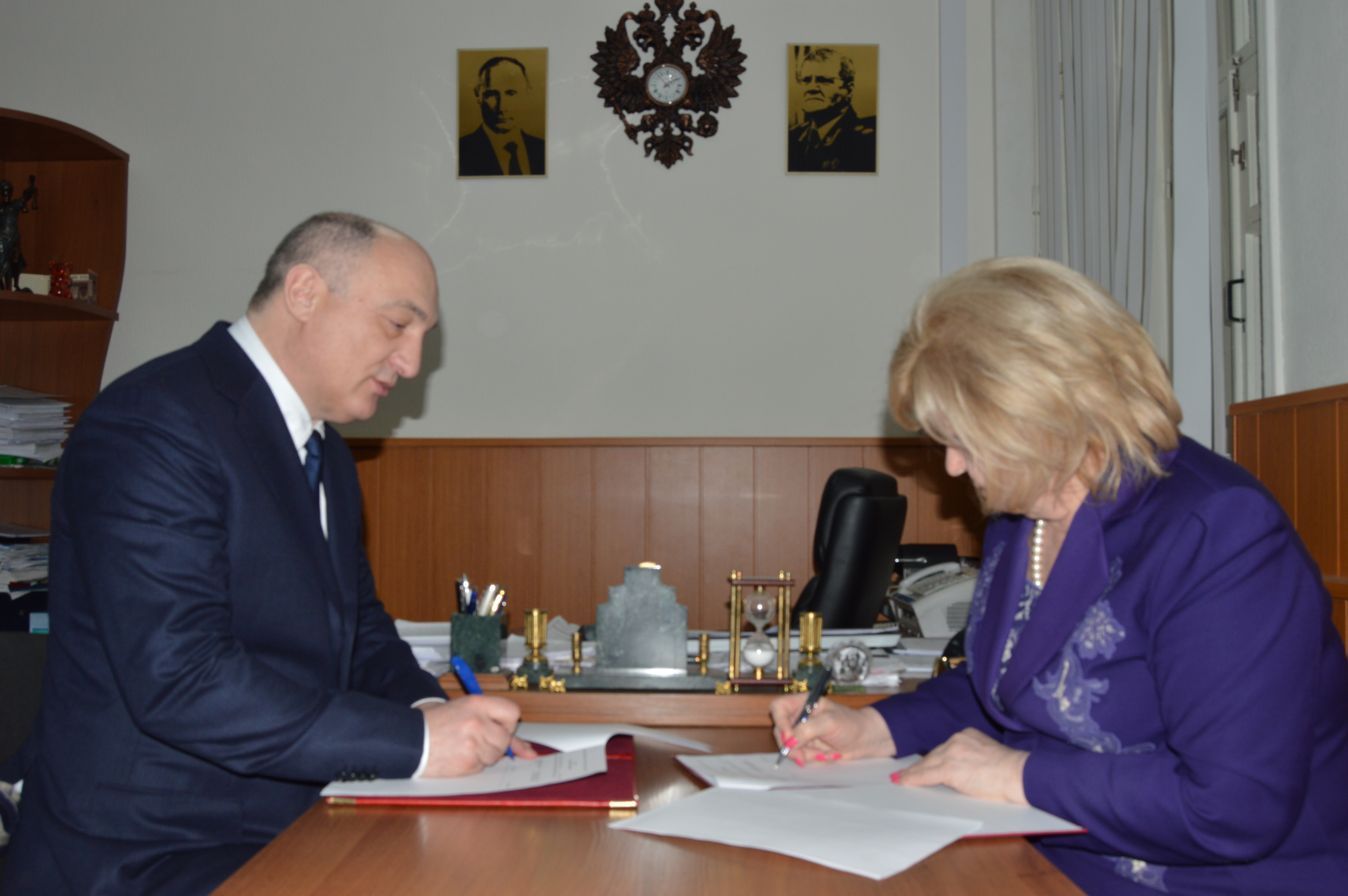 Подписание соглашения с Приволжской транспортной прокуратурой