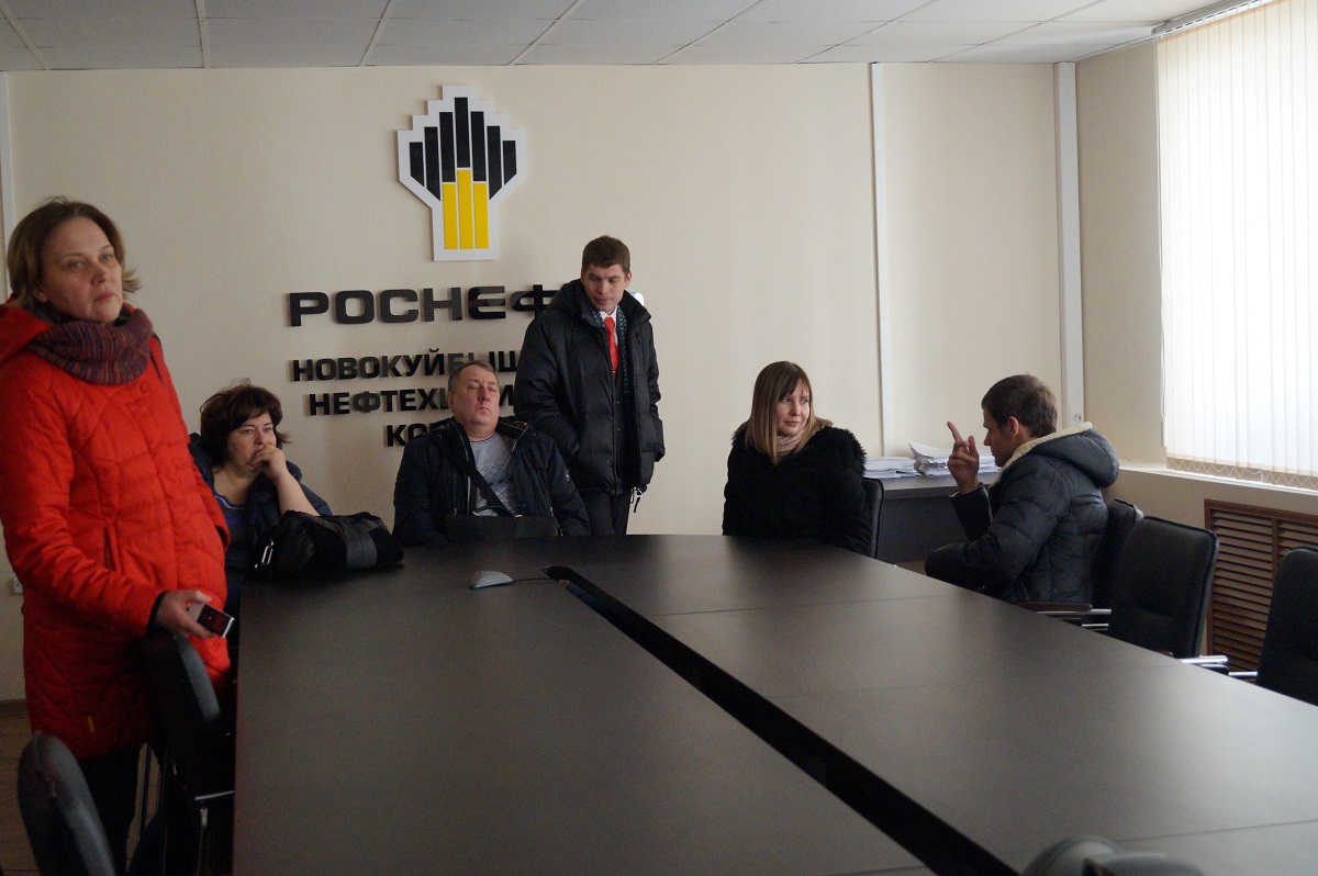 Посещение избирательных участков, образованных на промышленных предприятиях города Новокуйбышевска с непрерывным циклом работы 