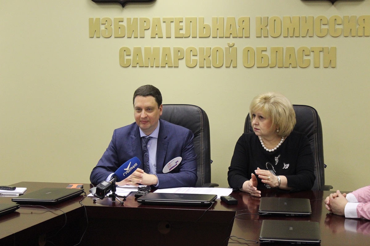 Посещение пресс-центра Избирательной комиссии Самарской области
