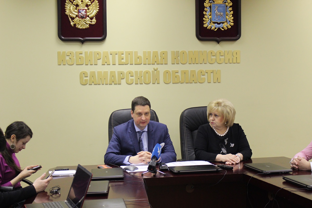 Посещение пресс-центра Избирательной комиссии Самарской области
