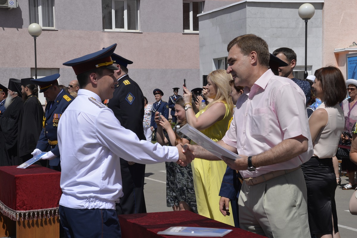 Торжественное мероприятие, посвящённое выпуску офицеров Федеральной службы исполнения наказаний России