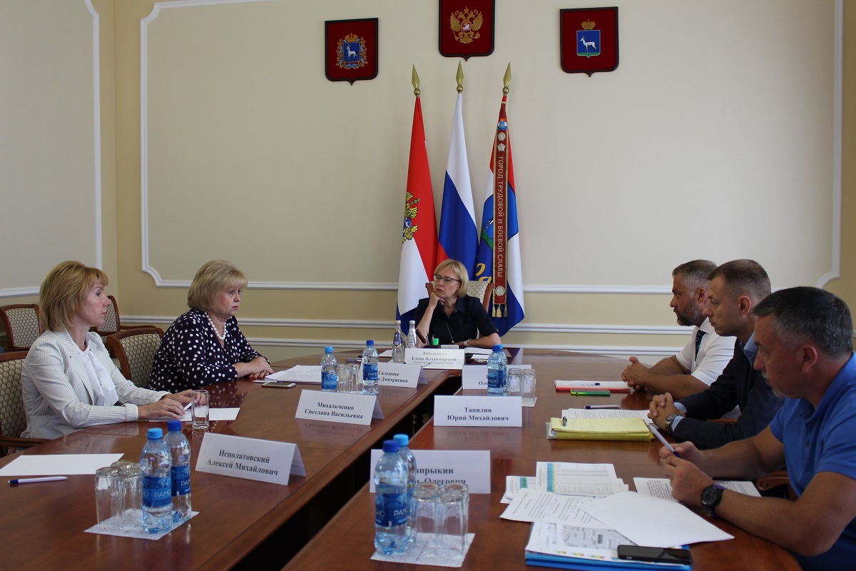 Рабочая встреча с Главой городского округа Самара Е.В. Лапушкиной