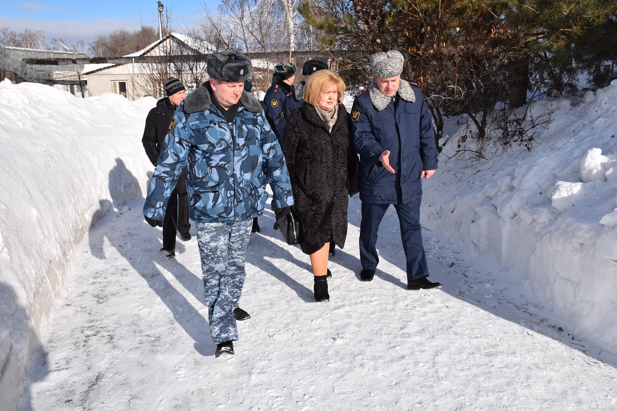 Посещение пострадавших заключенных ИК-5 в ФКЛПУ ОСБ УФСИН России по Самарской области