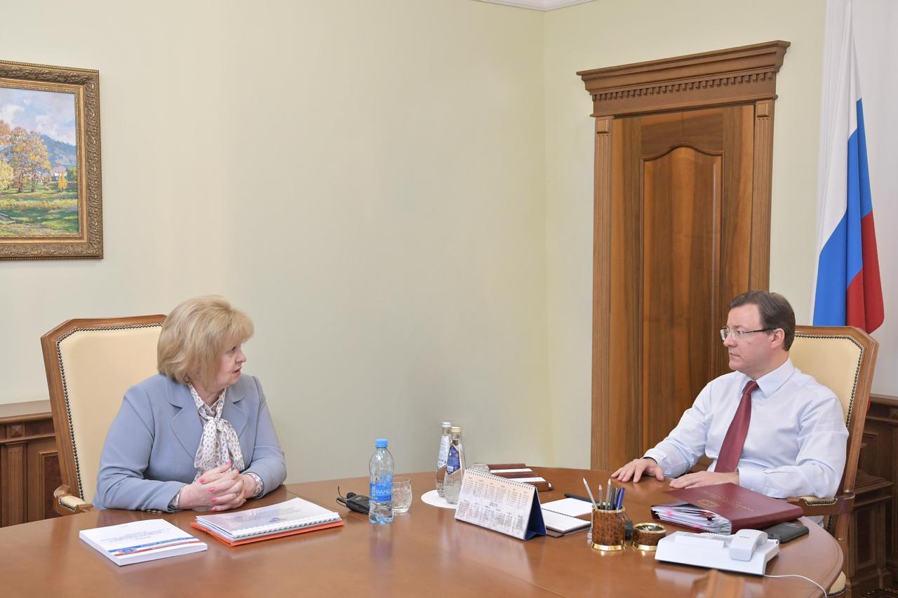 Рабочая встреча с Губернатором Самарской области Д.И. Азаровым