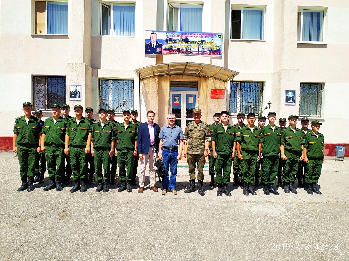 Посещение войсковых частей Самарского гарнизона