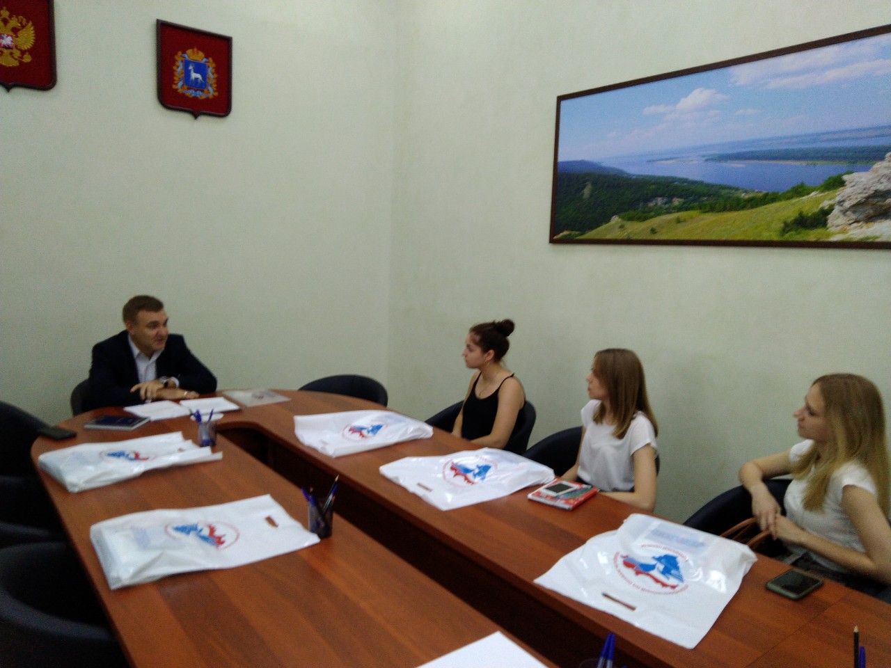 Встреча с участниками V Всероссийского молодежного образовательного форума «Территория смыслов»