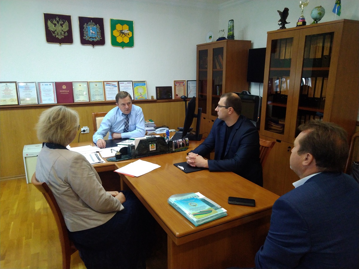 Встреча с Главой муниципального района Пестравский А.П. Любаевым