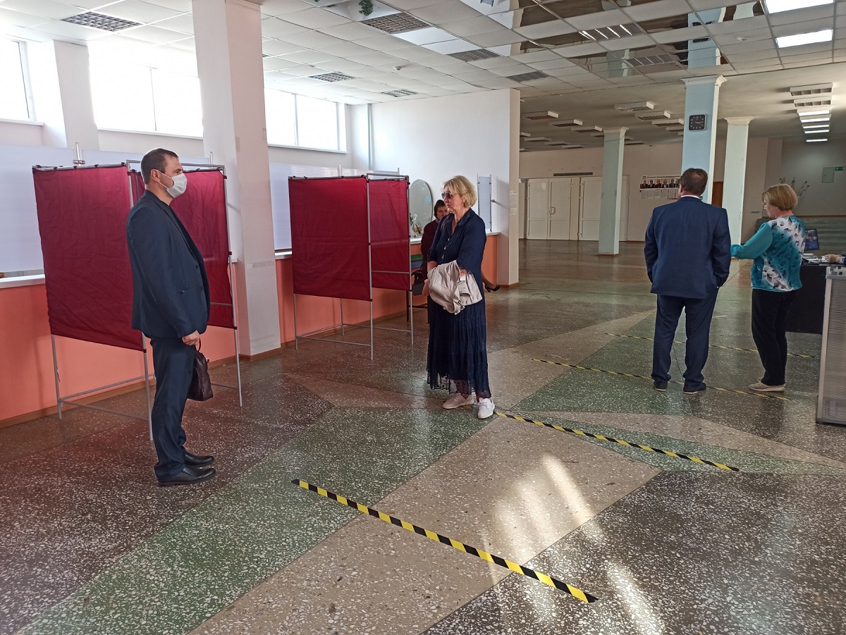 Посещение избирательных участков в муниципальном районе Красноармейский