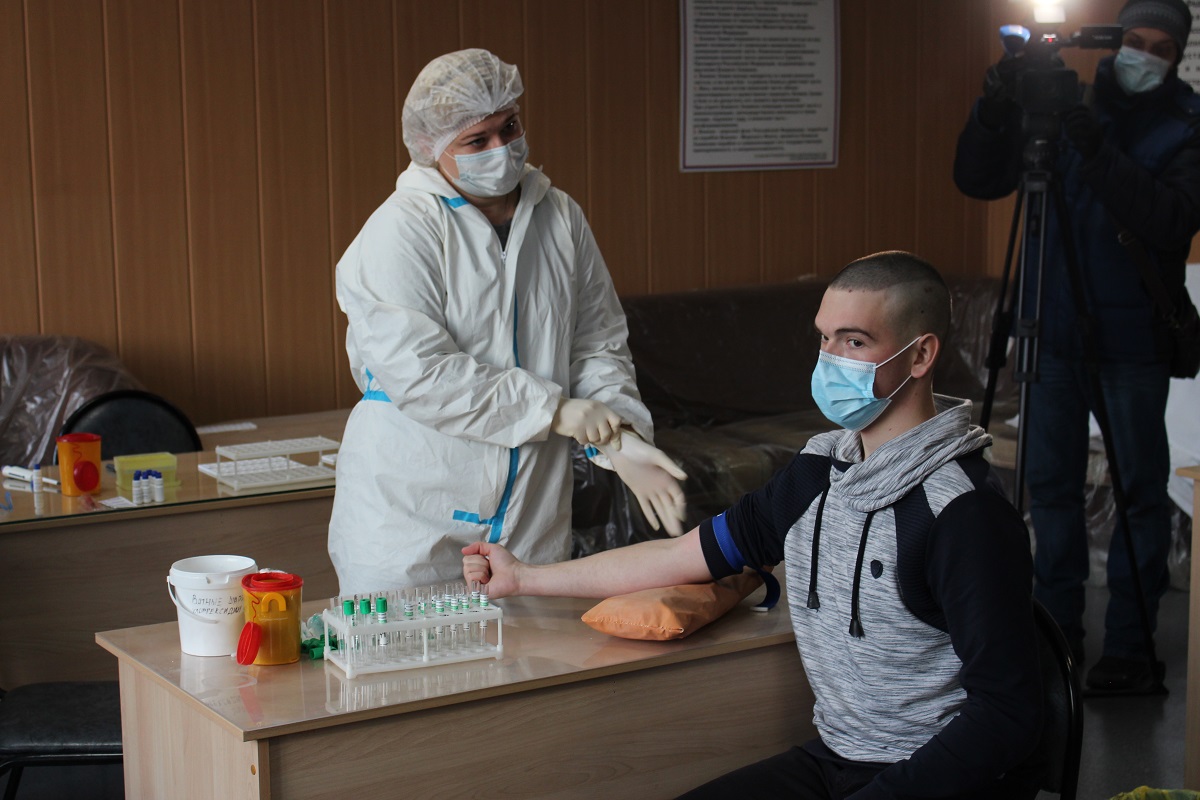 Посещение сборного пункта военного комиссариата Самарской области в г. Сызрань