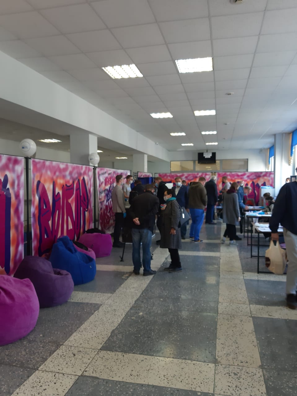 Самый креативный избирательный участок в Самарском университетете