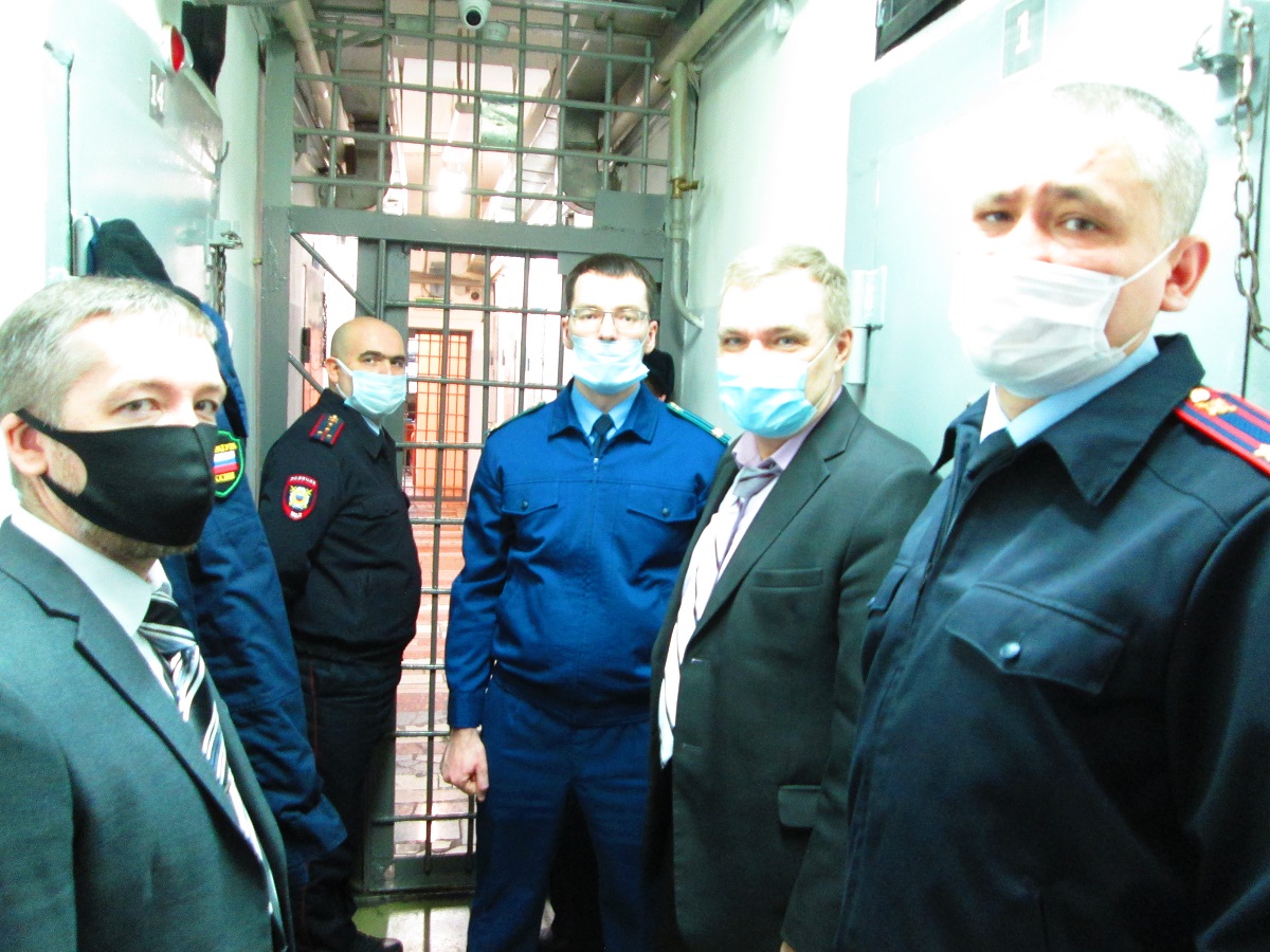 Посещение изолятора временного содержания отдела полиции №24 Управления МВД России по г. Тольятти