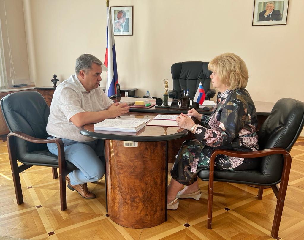 Рабочая встреча с председателем Самарского областного суда