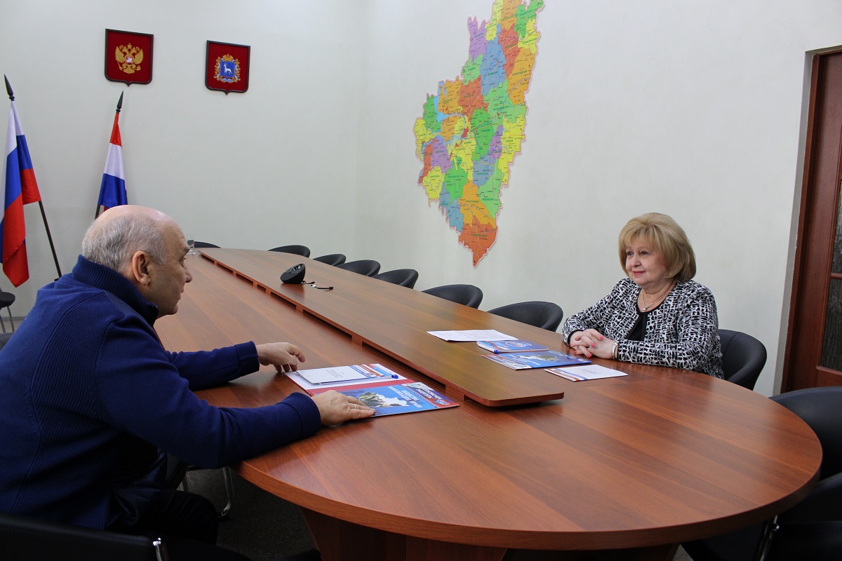 оабочая встреча Уполномоченного по правам человека в Самарской области с президентом Торгово-промышленной палаты Самарской области