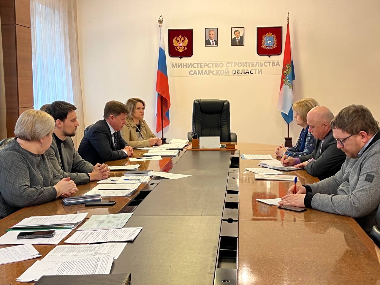 Рабочая встреча Уполномоченного по правам человека в Самарской области и министра строительства Самарской области