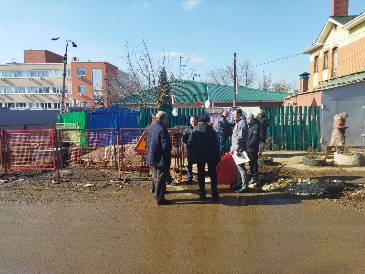 Выезд по обращению жителей улицы Загородной и Песчаной в Самаре