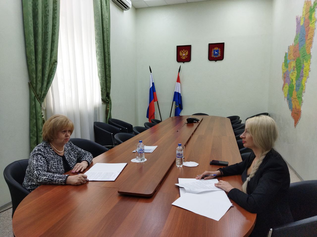 Подписание соглашения о взаимодействии и сотрудничестве с Автономной некоммерческой организации «Комитет семей воинов Отечества Самарской области»