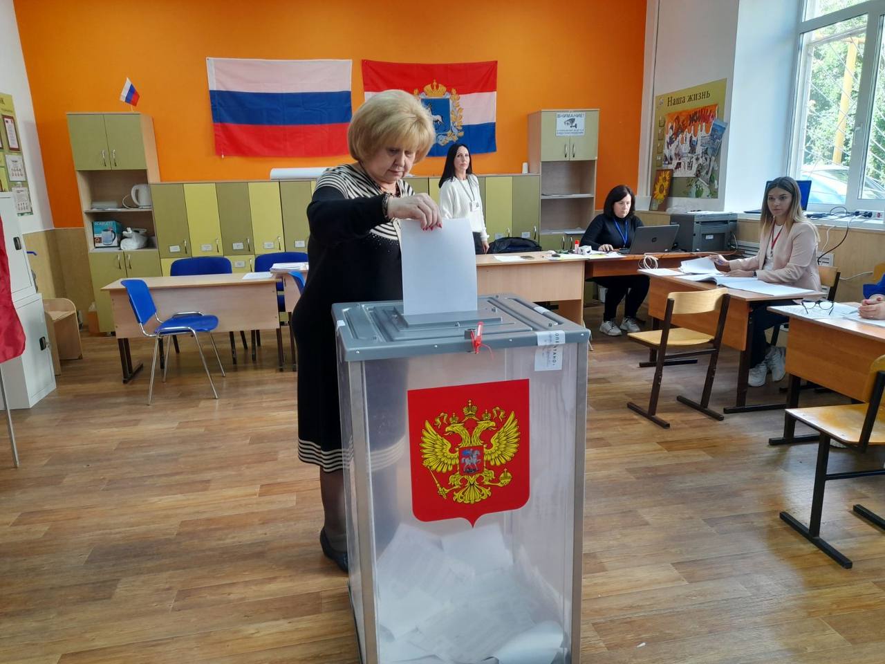 Ольга Гальцова проголосовала на выборах Губернатора Самарской области